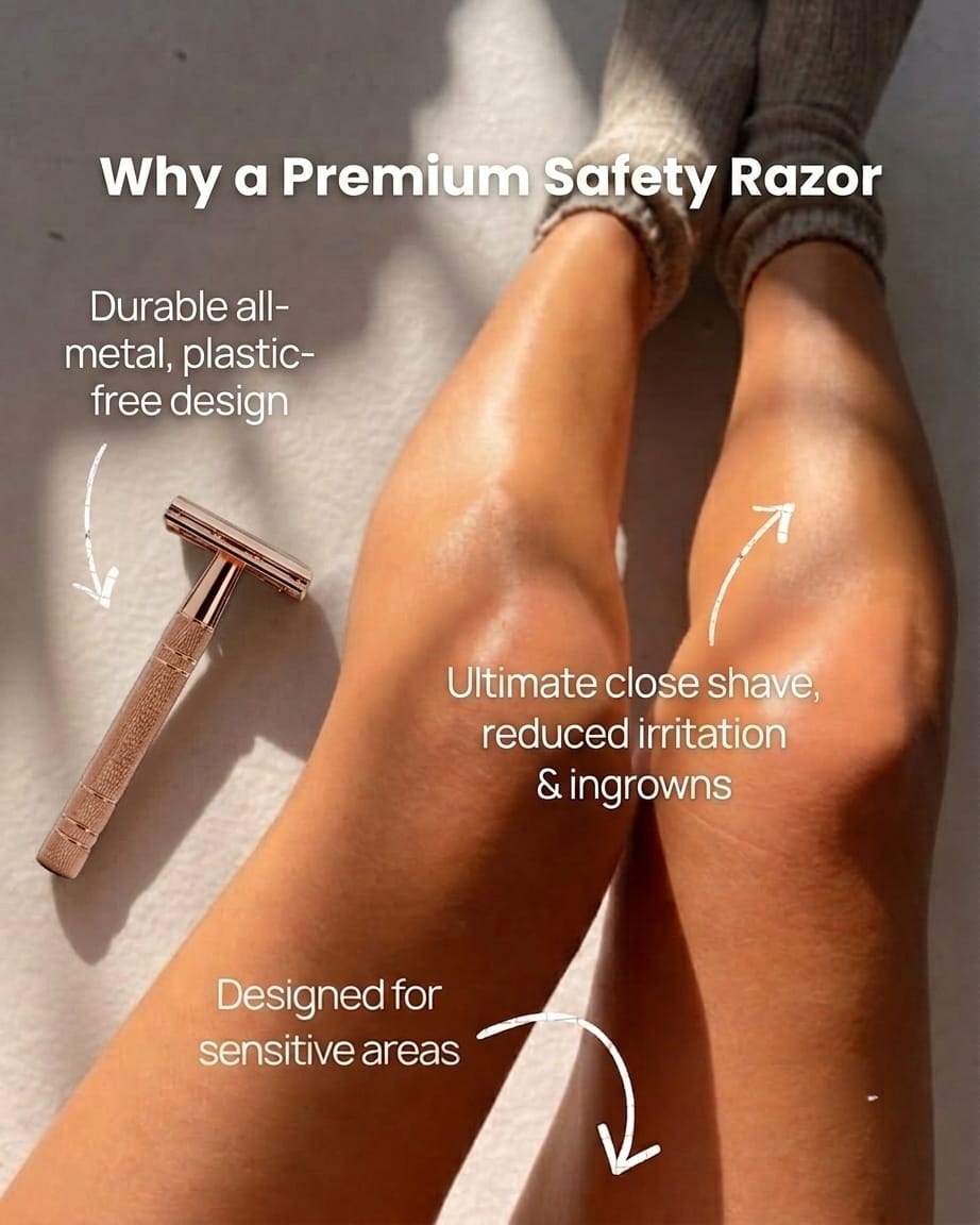 The Gentle One™ – Women's Reusable Safety Razor
